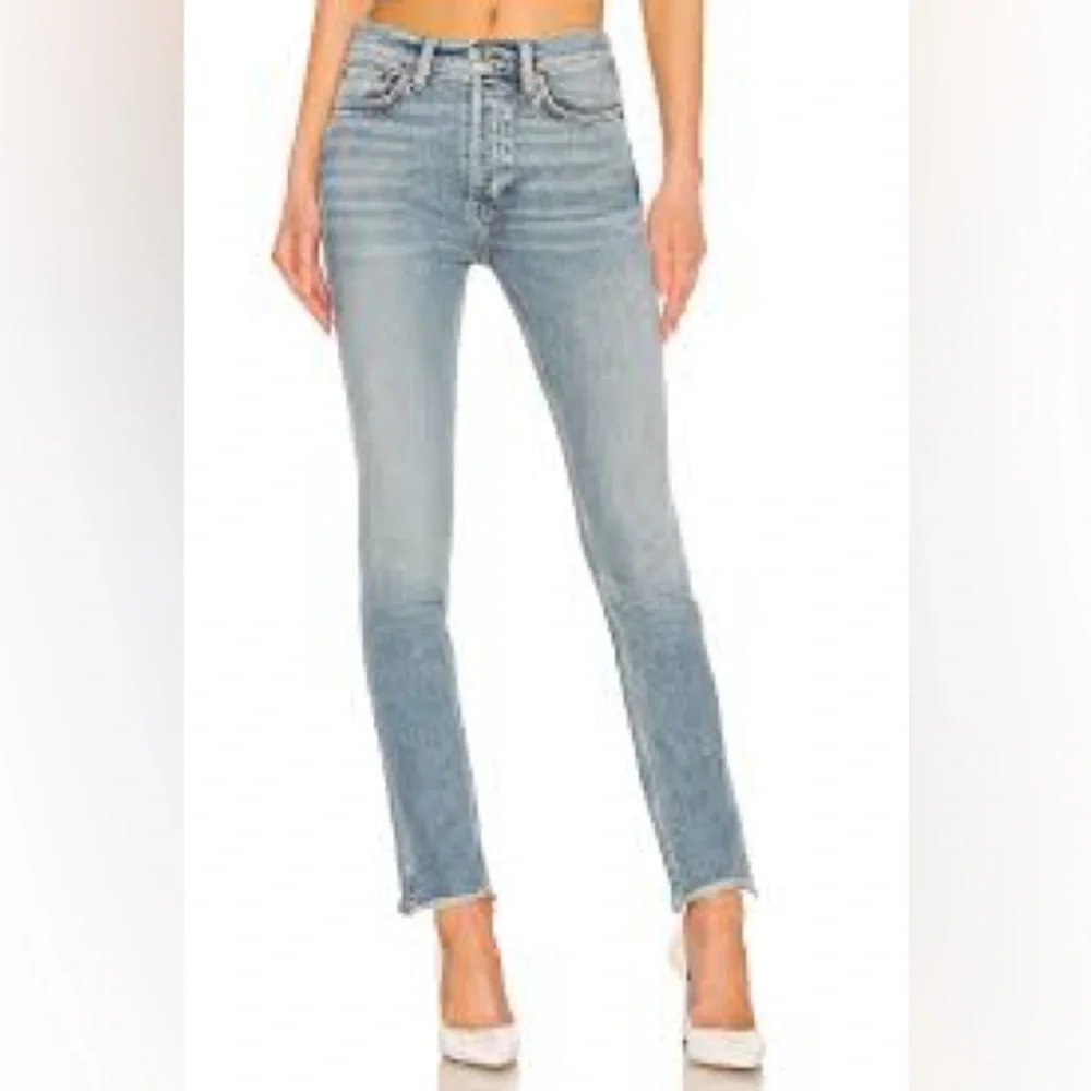 Re/done Originals Double Needle Long in Light 41 Women’s Size 27 - Picture 1 of 6